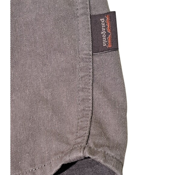 Patagonia Worn Wear Grey  Organic Cotton Short Sleeve  Shirt L  53295 - Picture 5 of 9